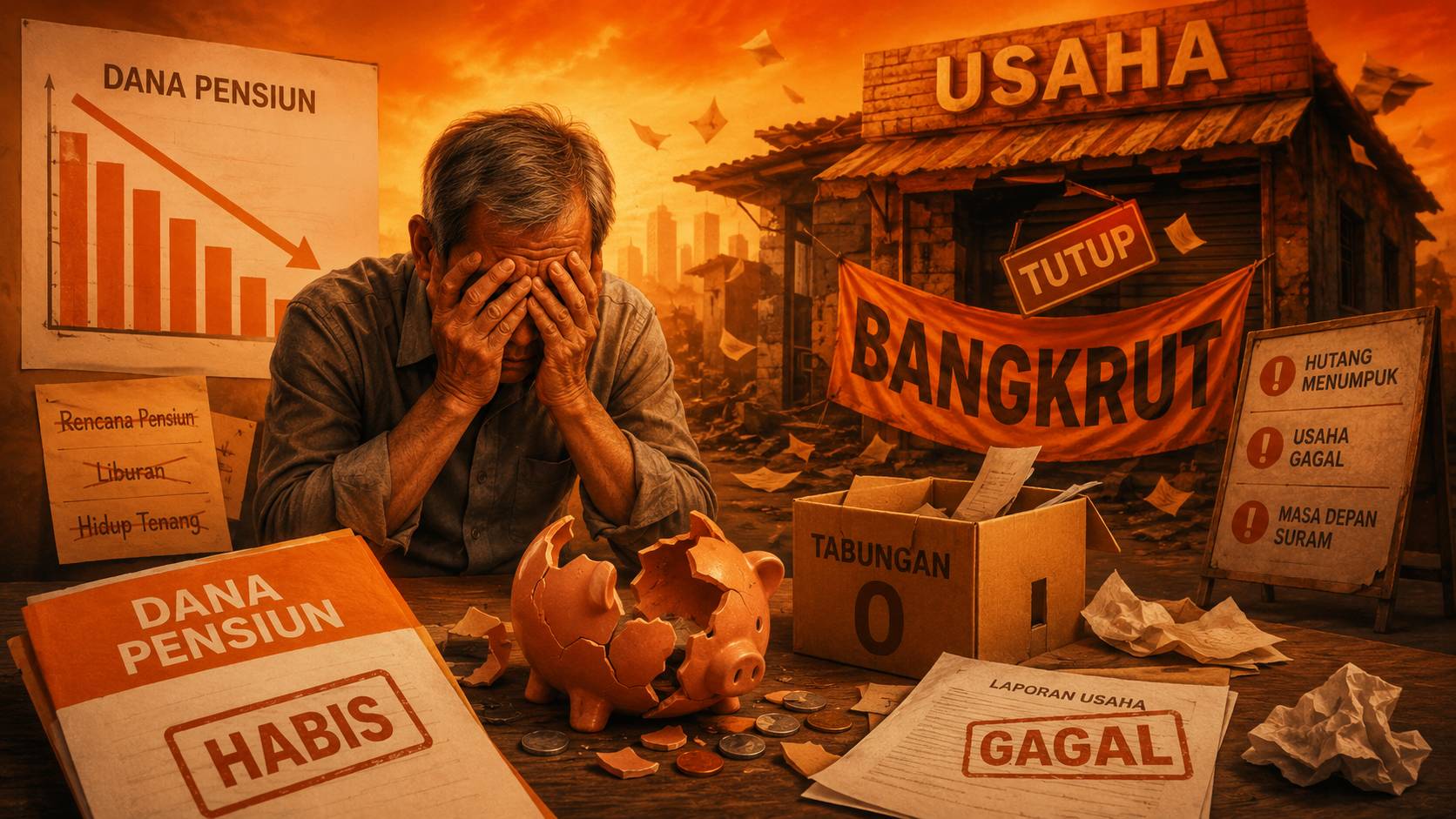 Wirausaha Gagal Di Usia Pensiun